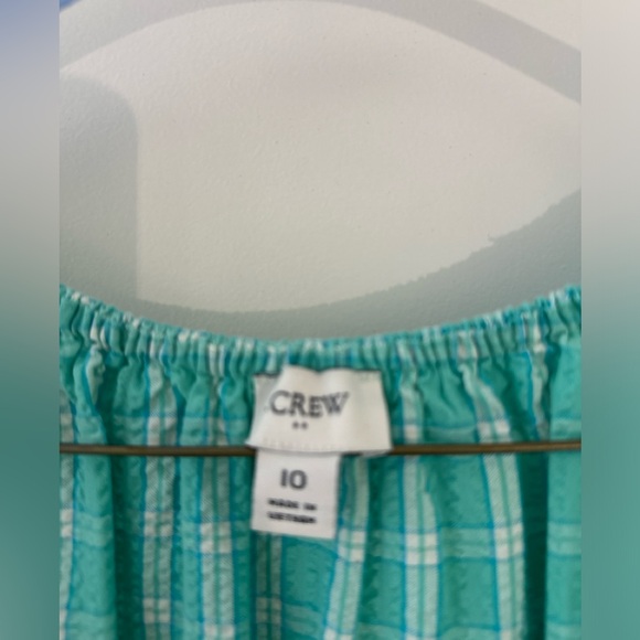 Jcrew Plaid Dress with Ruffle Collar - Picture 2 of 5